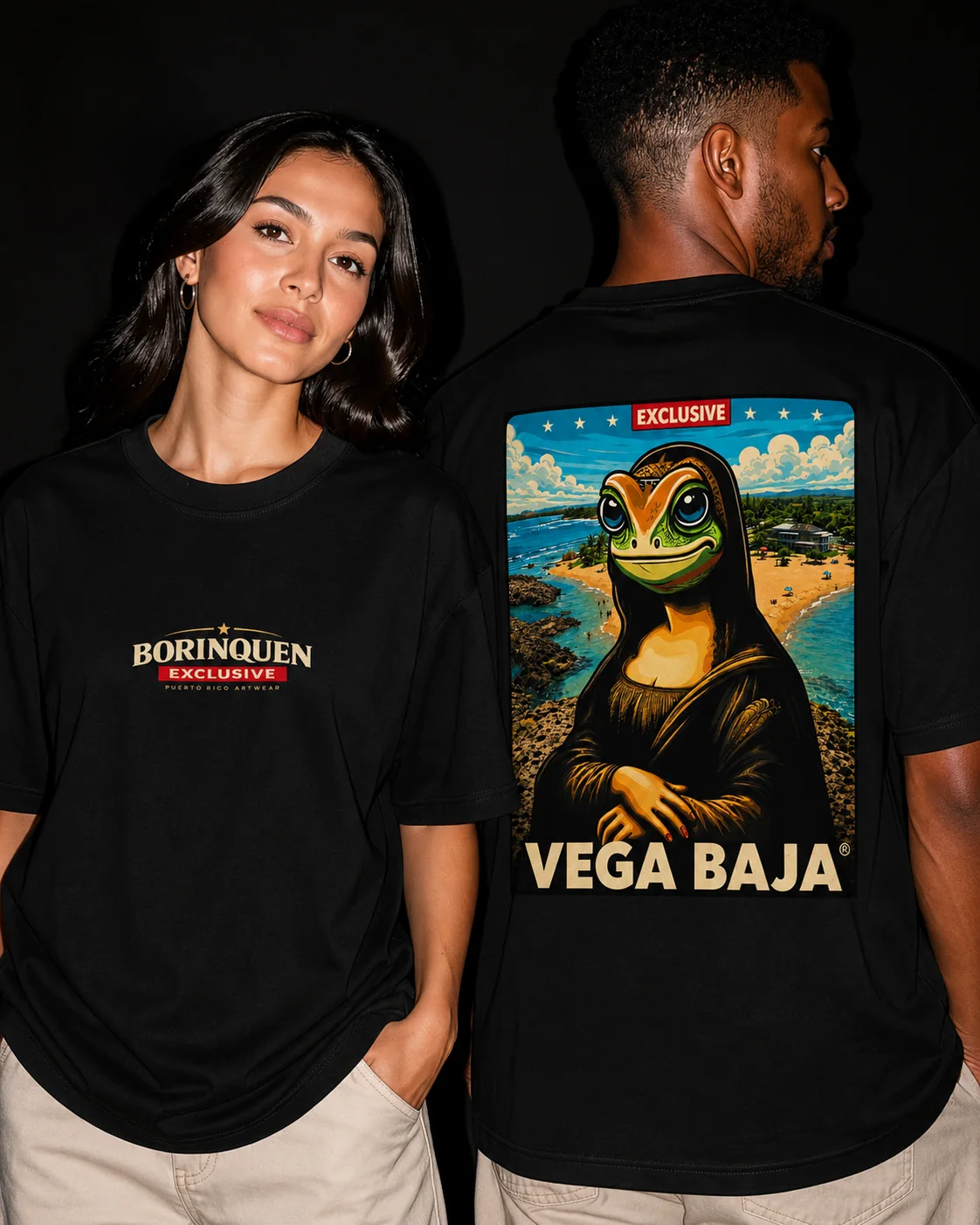 Camiseta Borinquen Exclusive — Unisex oversize