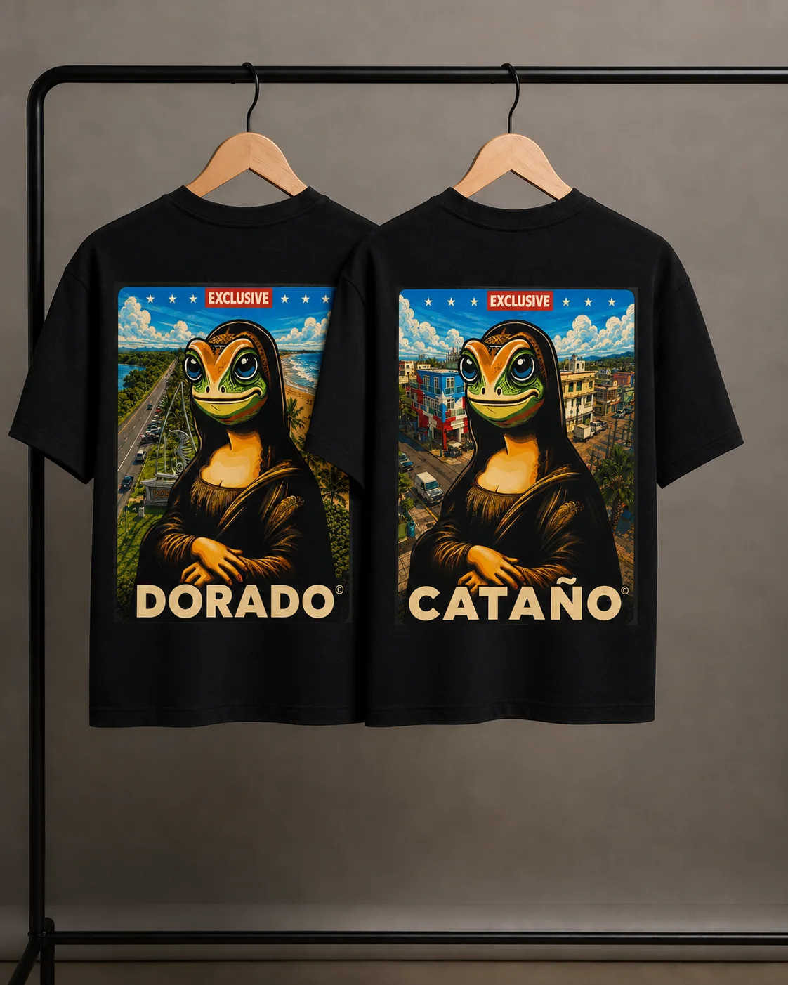 Camiseta Borinquen Exclusive — Dorado & Cataño