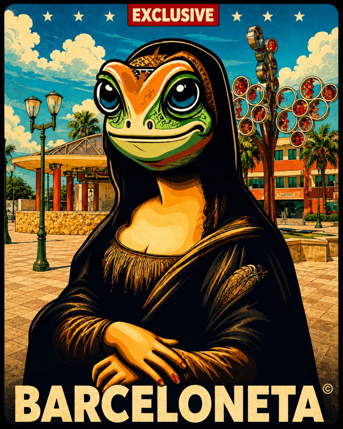 Arte Coquí Liza — Barceloneta