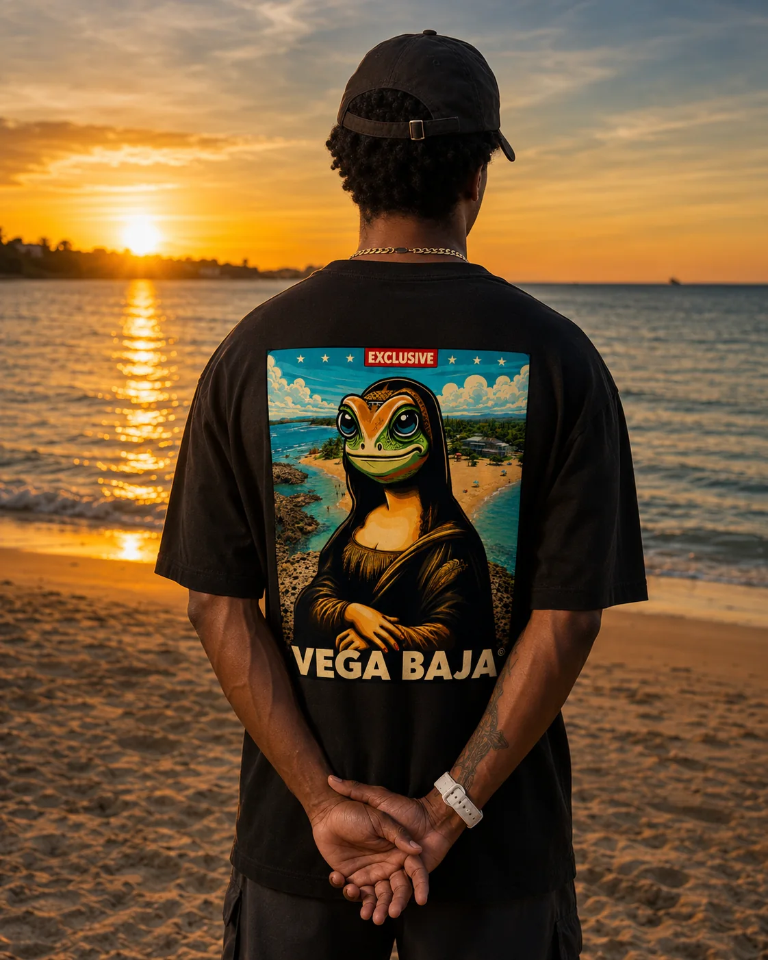 Camiseta Borinquen Exclusive — Atardecer boricua